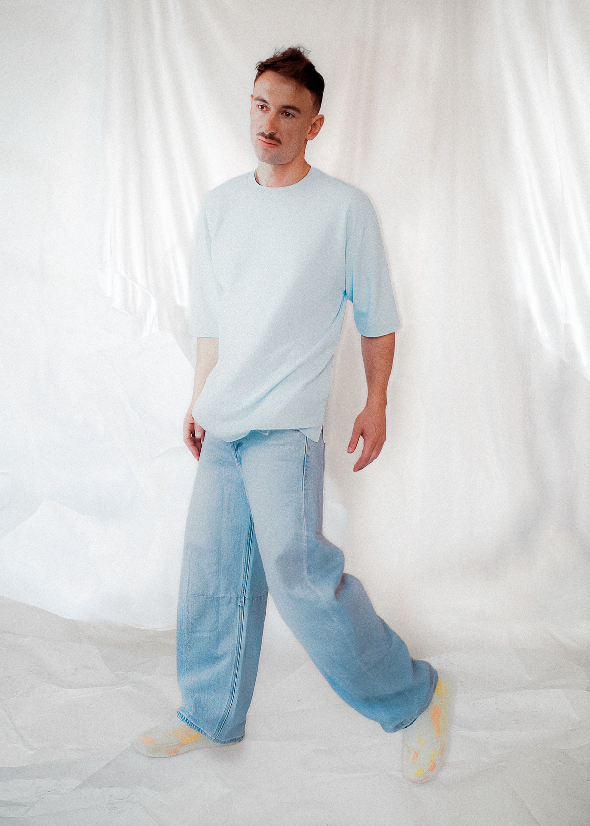 Organic Tee: Marine Blue