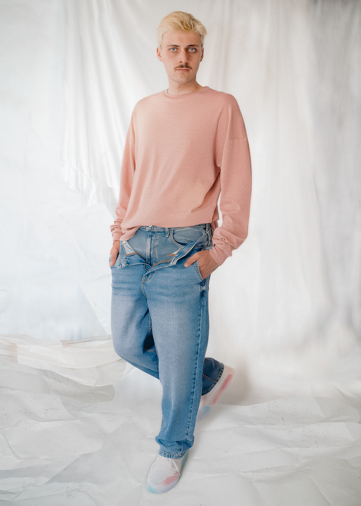 Longsleeve:  Bleached Rose