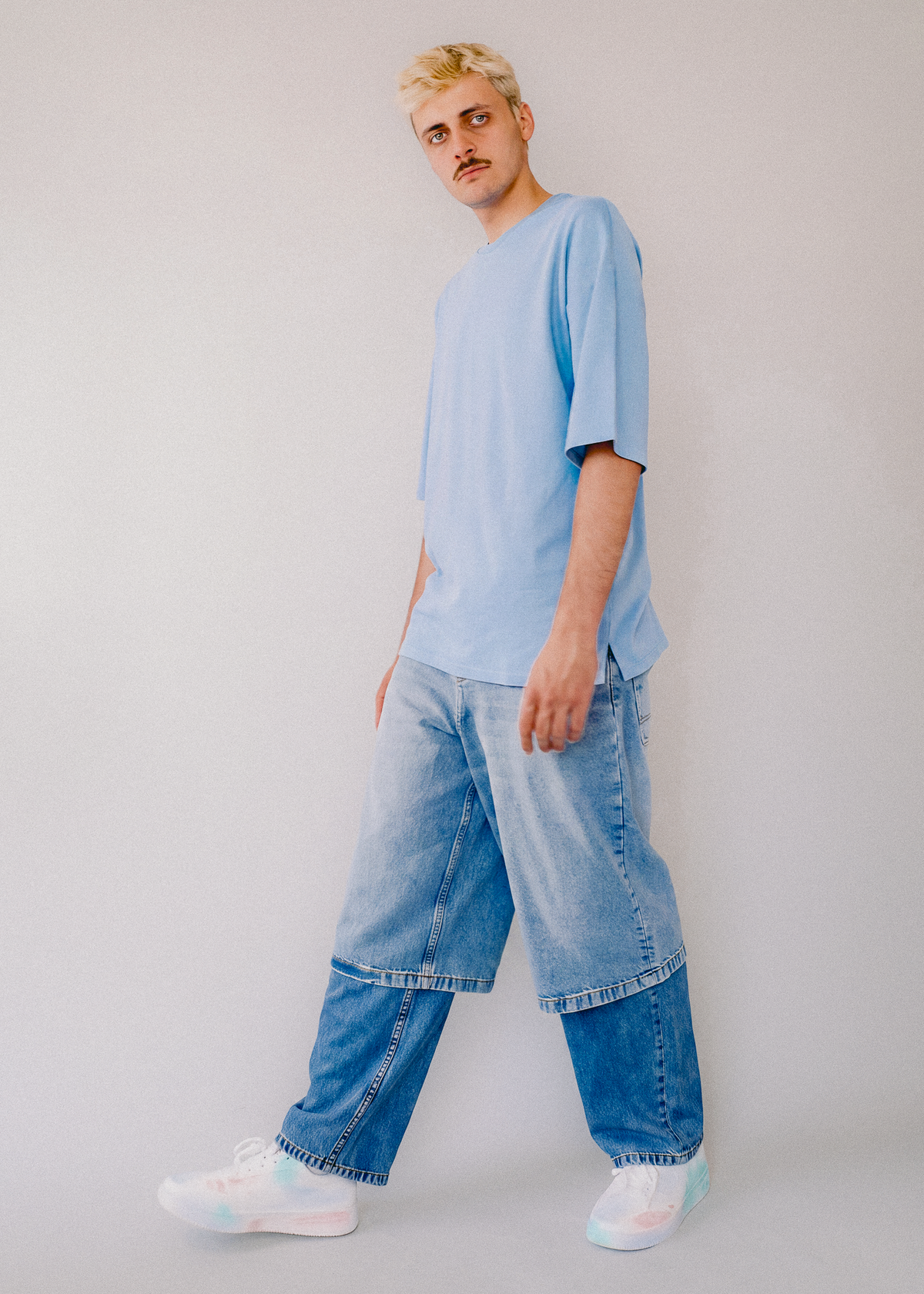 Organic Tee: Warm Blue