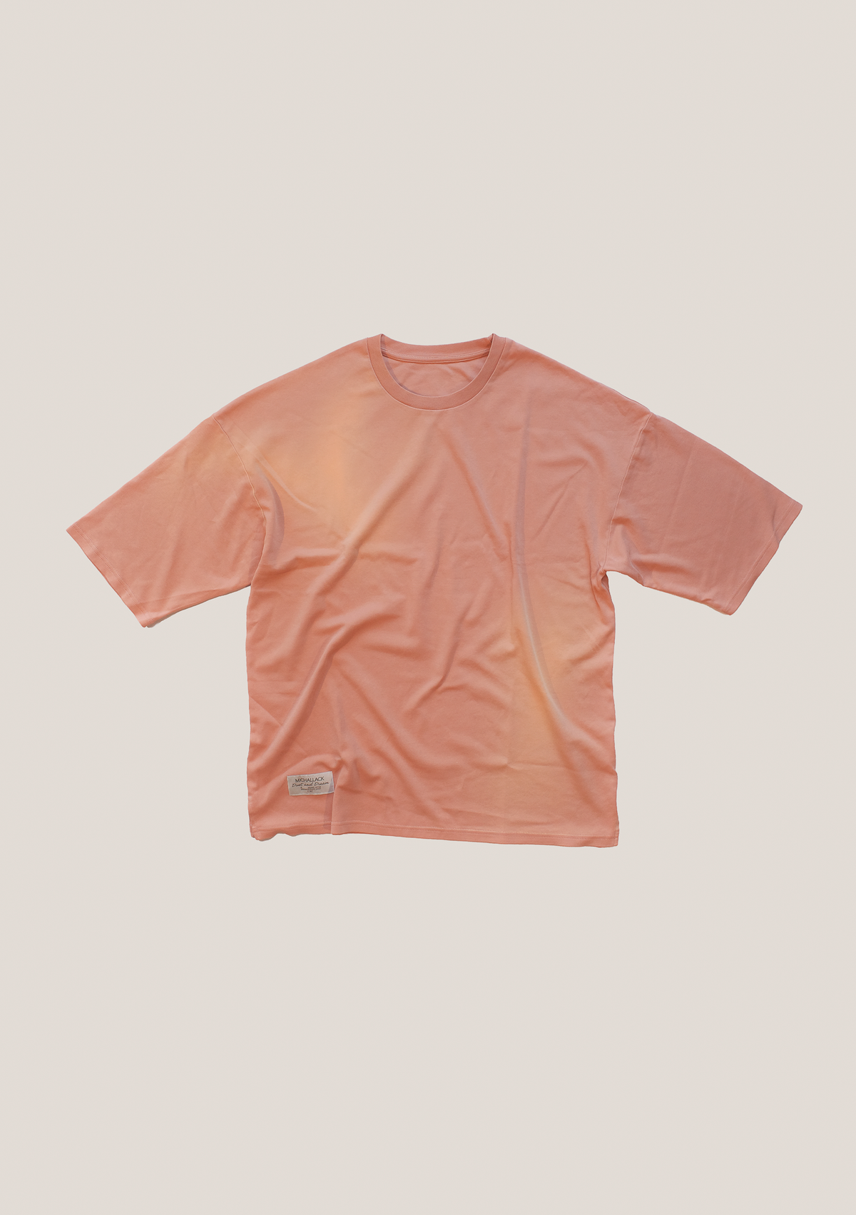 Organic Tee: Bleached Rose