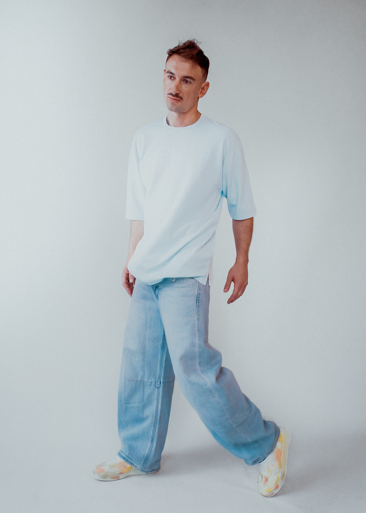 Organic Tee: Marine Blue