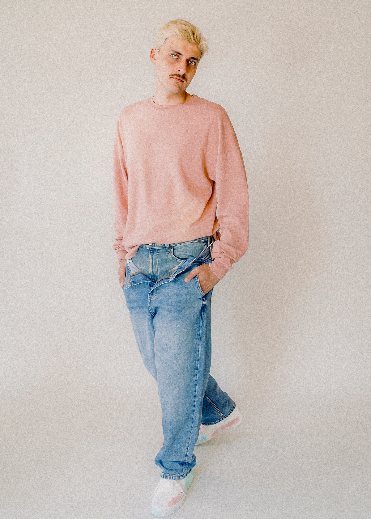 Longsleeve:  Bleached Rose