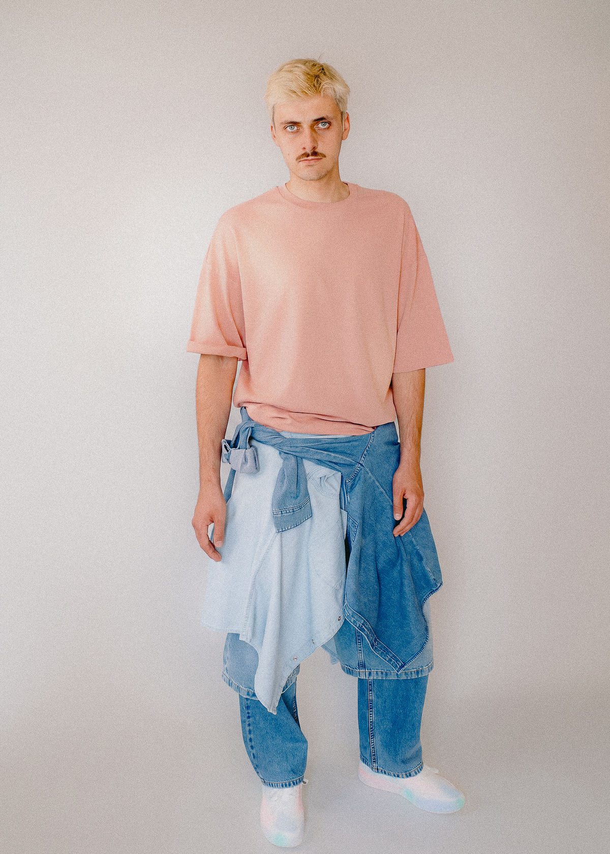Organic Tee: Bleached Rose