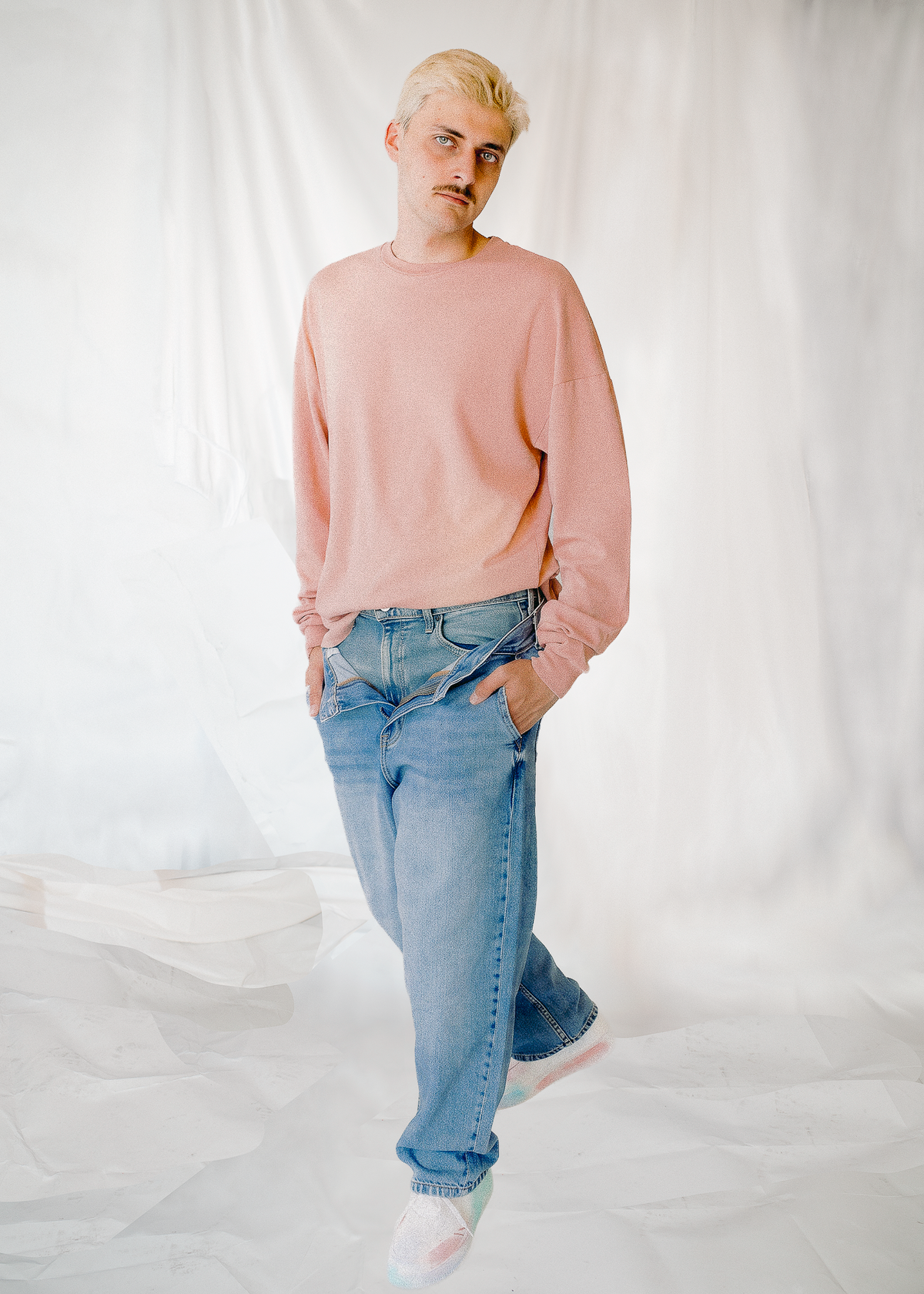 Longsleeve:  Bleached Rose